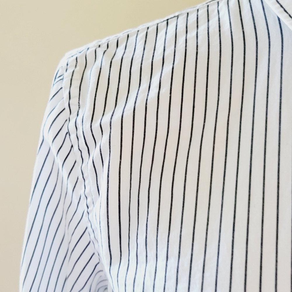 Lrl Striped Button Down Size Medium - image 2